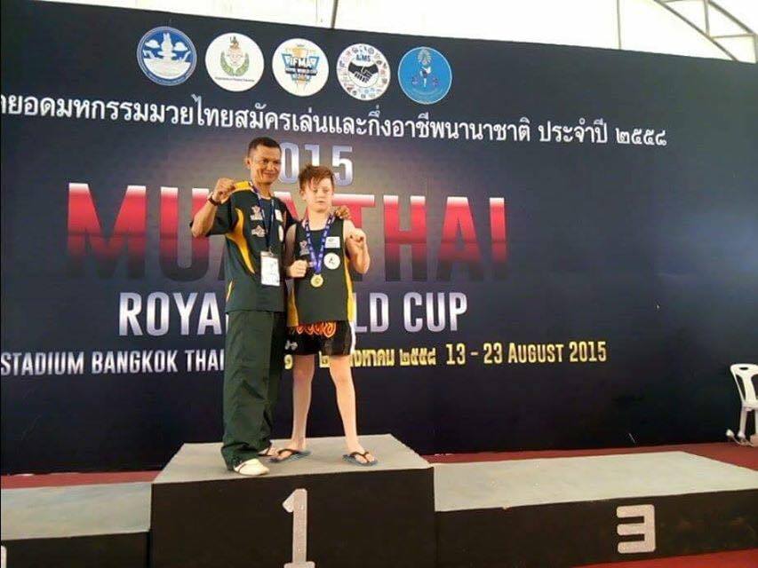 Muaythai Gold Medal Josh King